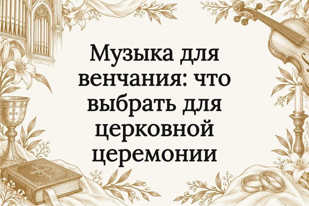 Музыка для венчания: что выбрать для церковной церемонии