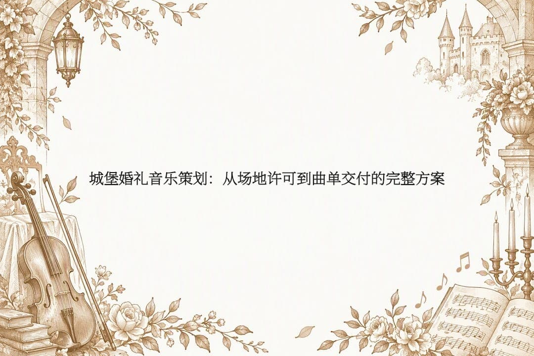 城堡婚礼音乐策划：从场地许可到曲单交付的完整方案