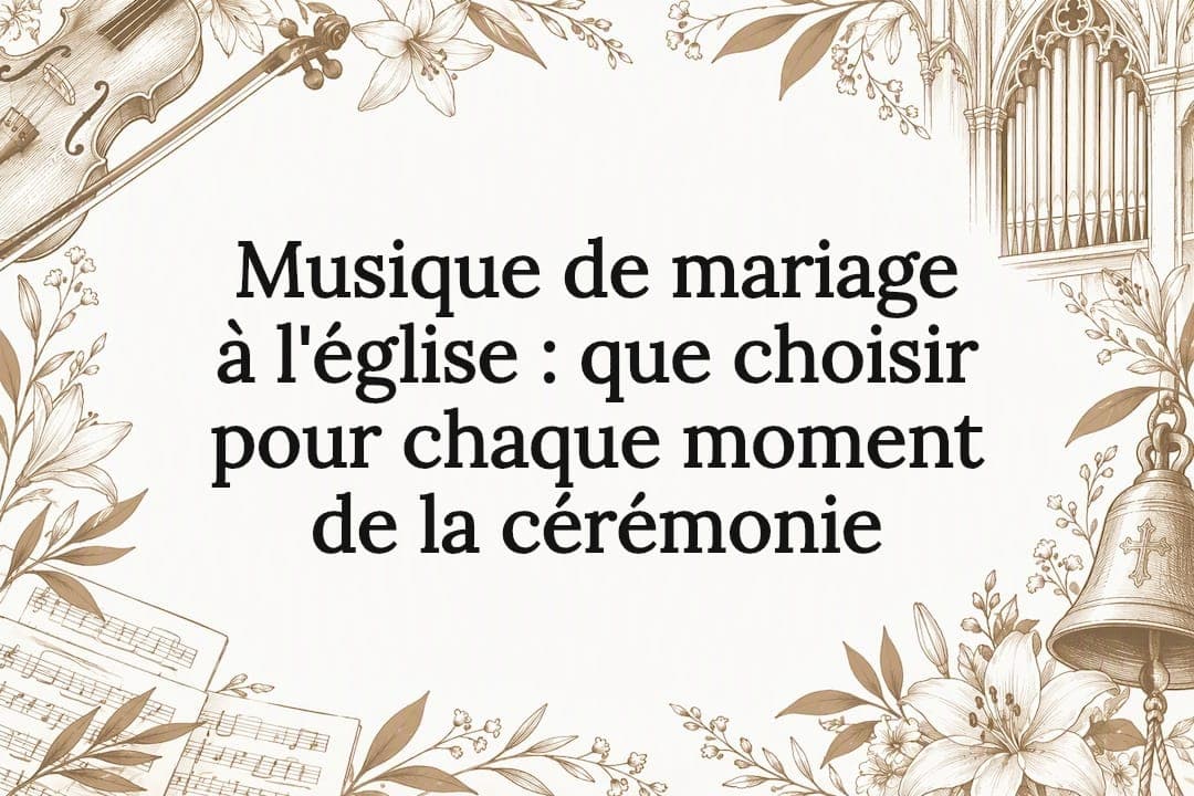 Musique de mariage à l'église : que choisir pour chaque moment de la cérémonie