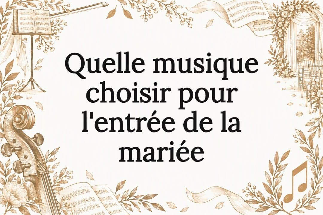 Quelle musique choisir pour l'entrée de la mariée
