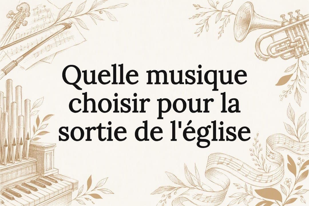 Quelle musique choisir pour la sortie de l'église