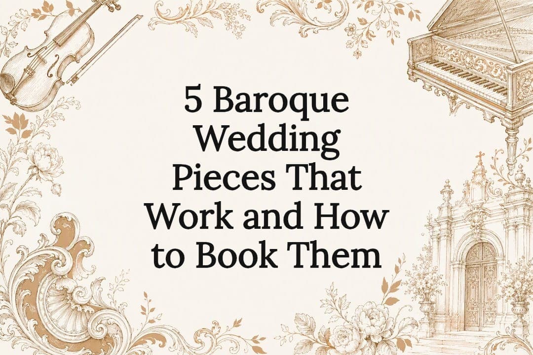 5 Baroque Wedding Pieces That Work and How to Book Them