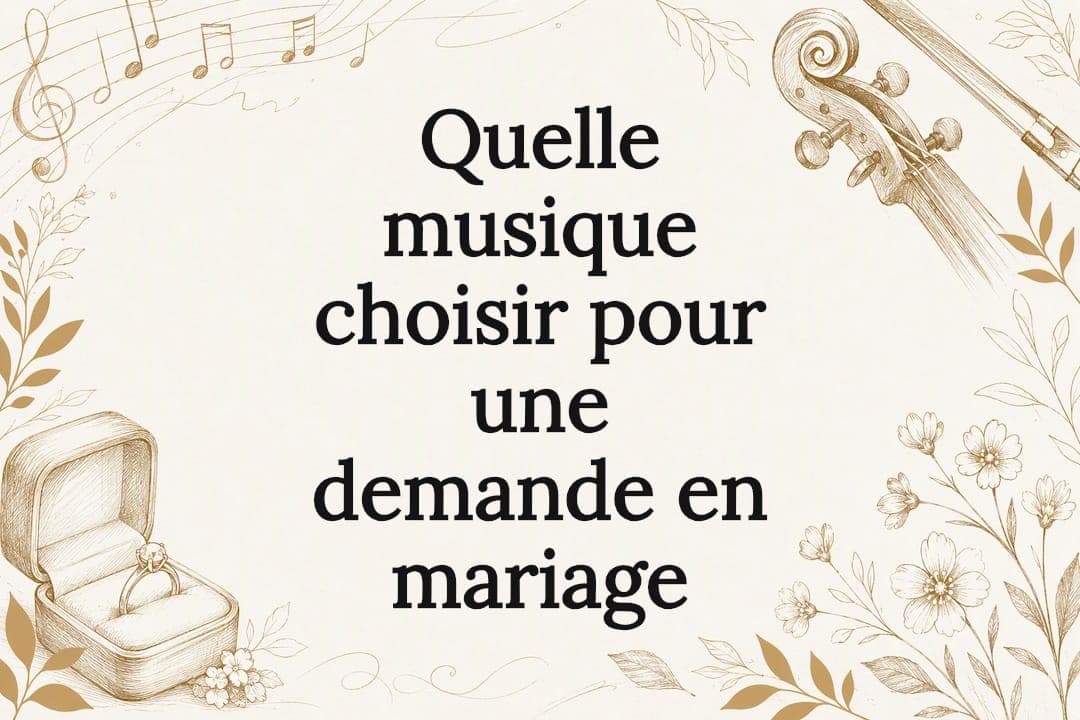 Quelle musique choisir pour une demande en mariage