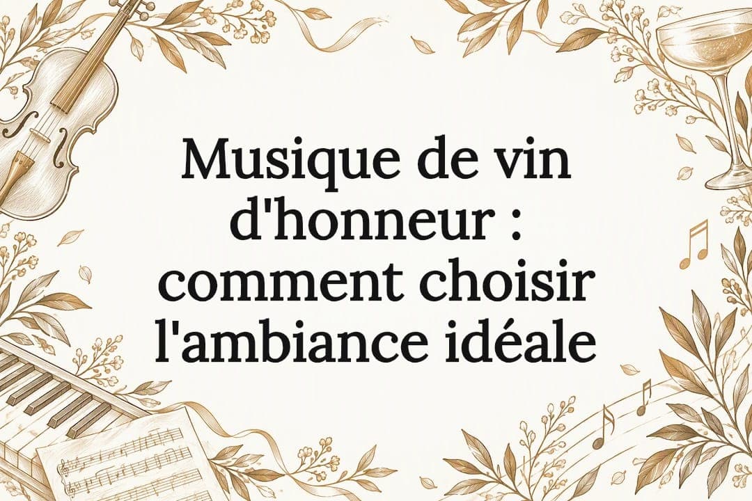 Musique de vin d'honneur : comment choisir l'ambiance idéale