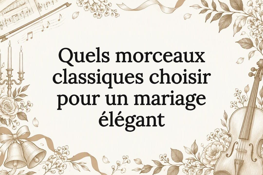 Quels morceaux classiques choisir pour un mariage élégant