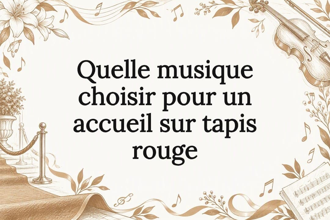 Quelle musique choisir pour un accueil sur tapis rouge