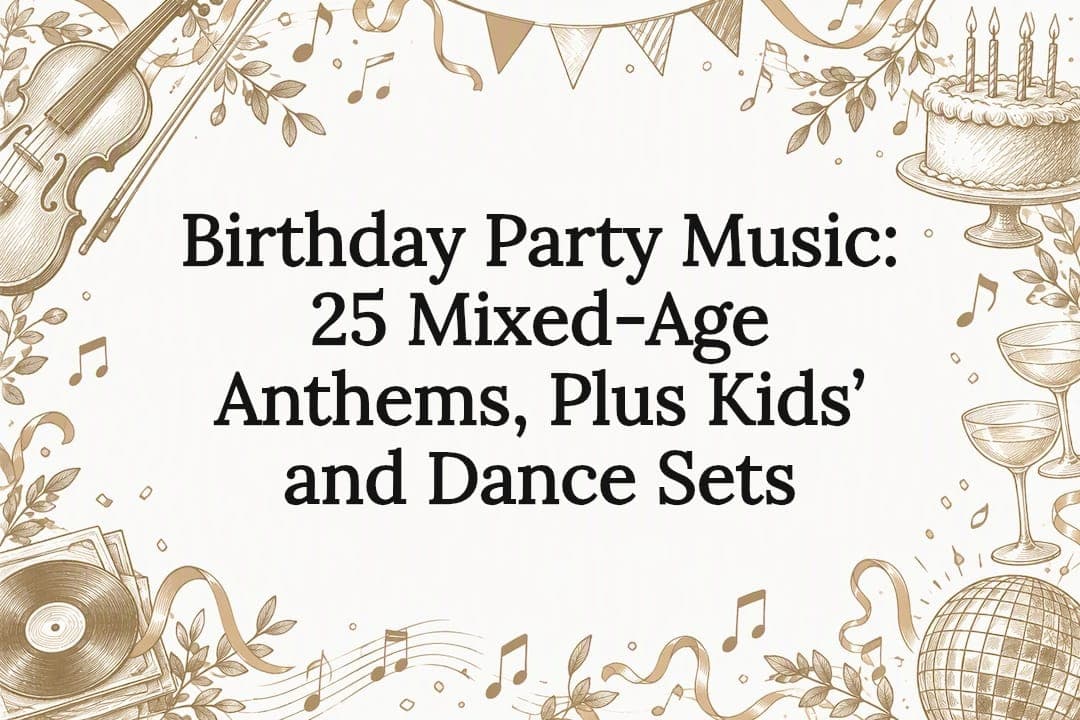 Birthday Party Music: 25 Mixed-Age Anthems, Plus Kids’ and Dance Sets