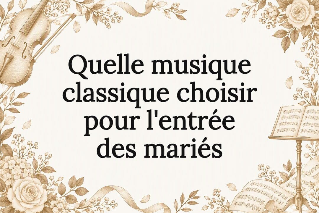 Quelle musique classique choisir pour l'entrée des mariés