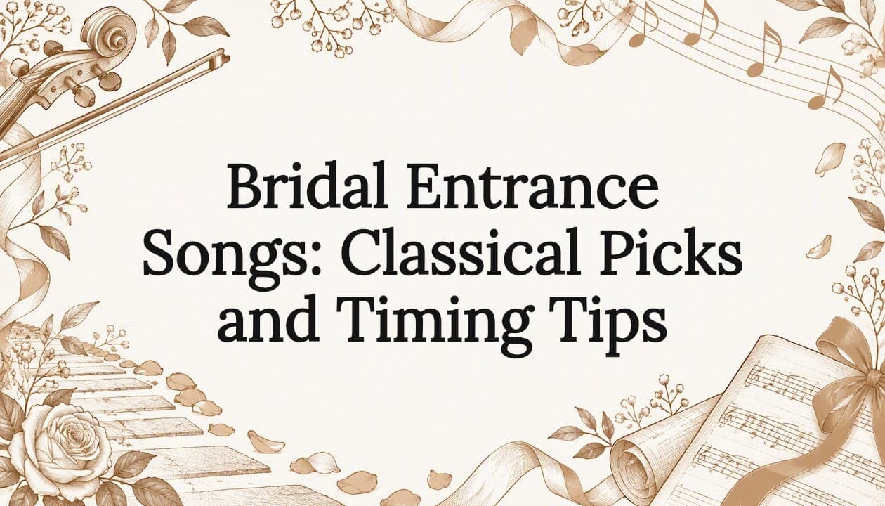 Bridal Entrance Songs: Classical Picks and Timing Tips