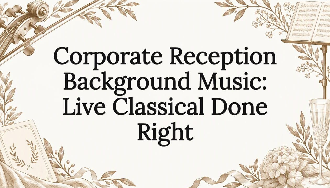 Corporate Reception Background Music: Live Classical Done Right