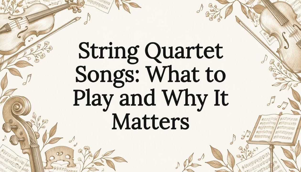 String Quartet Songs: What to Play and Why It Matters