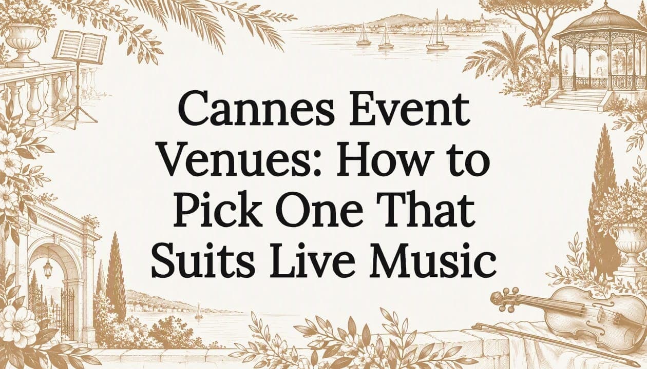 Cannes Event Venues: How to Pick One That Suits Live Music